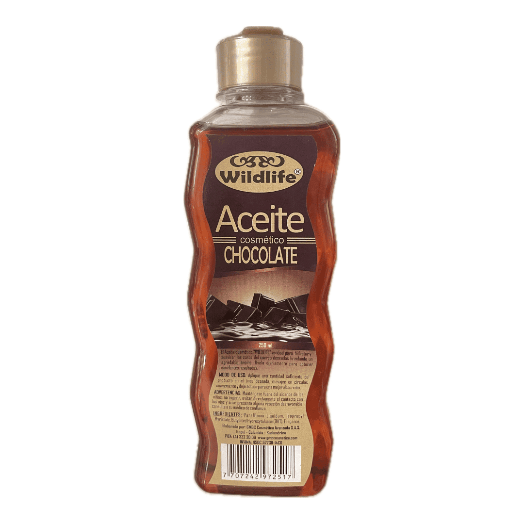 Aceite Para Masajes Wildlife Chocolate 250ml