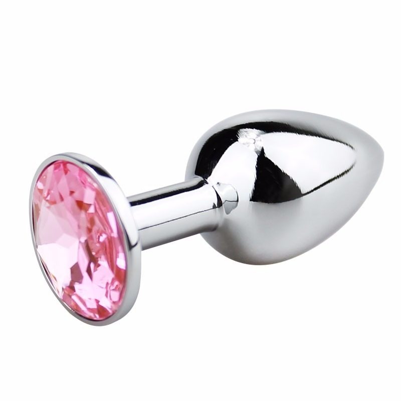 Plug Anal Metálico Con Joya Talla S