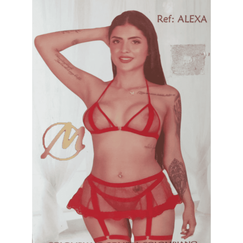 Conjunto Alexa Negro