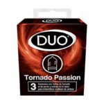 Preservativos Duo x3 Tornado Passion.