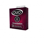 Preservativos Duo x3 G-Sensation.