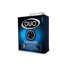 Preservativos Duo x3 Lubricado.