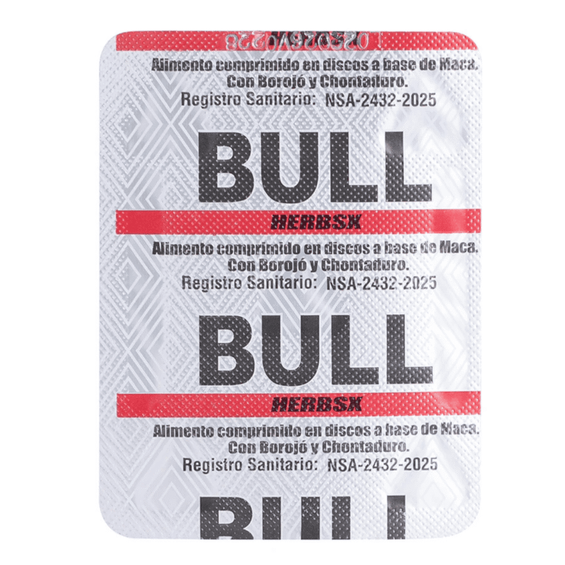 Sex Bull Men Woman X15 Pastillas
