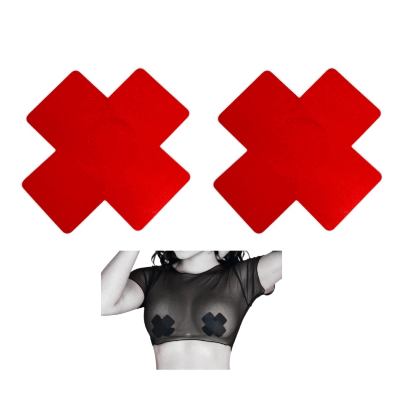 Pezoneras En X rojas