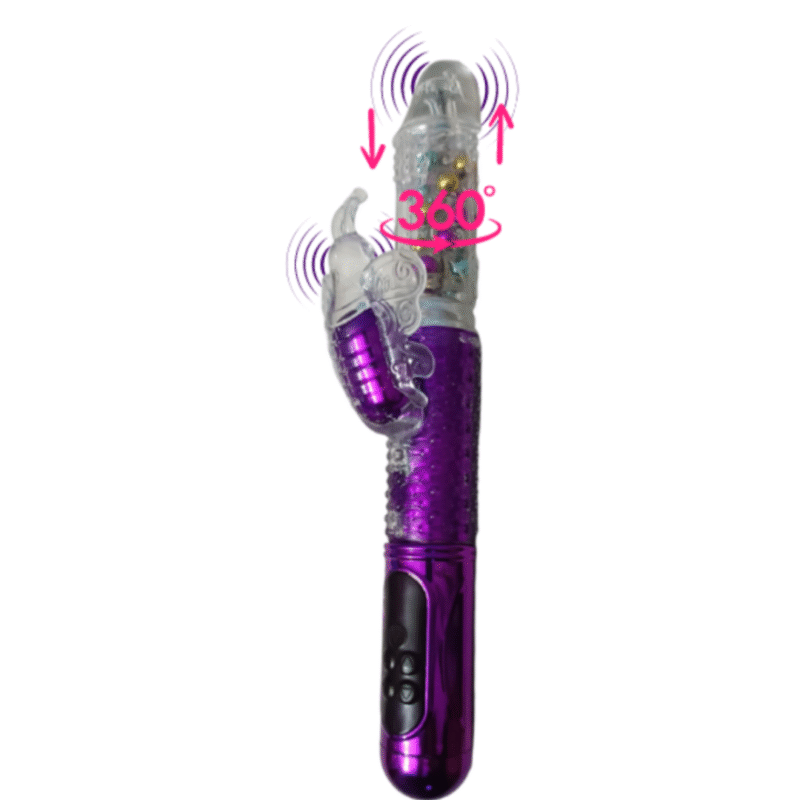 Vibrador Butterfly Con Movimiento
