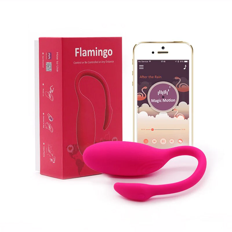 Flamingo huevo vibrador con App