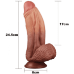 Dildo 10" Nature Cock
