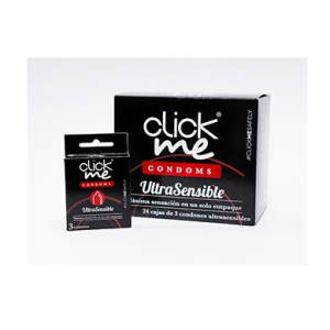 Preservativos Clickme Ultrasensible x3