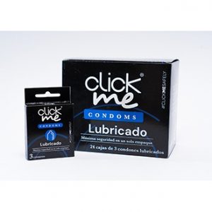 Preservativos ClickMe Lubricado x3