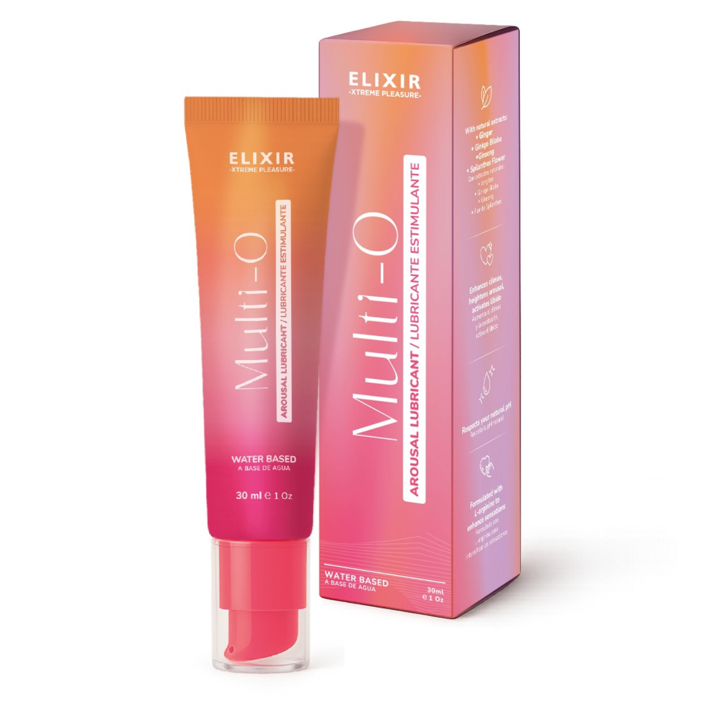Gel Lubricante Íntimo Multi O Elixir