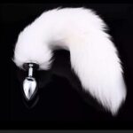 Plug Anal Colita Blanca Talla M