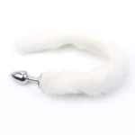 Plug Anal Colita Blanca Talla M