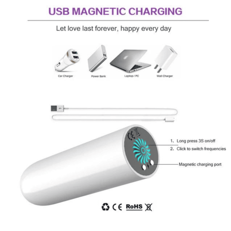 Bala Vibradora Carga Magnética