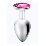 Plug Anal De Acero Con Joya Talla M