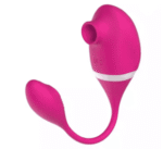 Succionador De Clítoris y Huevo Vibrador