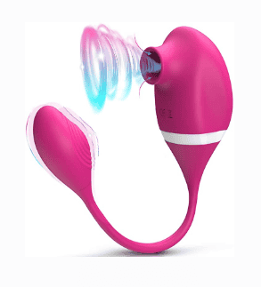 Succionador De Clítoris y Huevo Vibrador