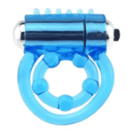 Anillo Con Agarre de Testículos y Vibración