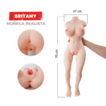Muñeca Realista Britany 70cm