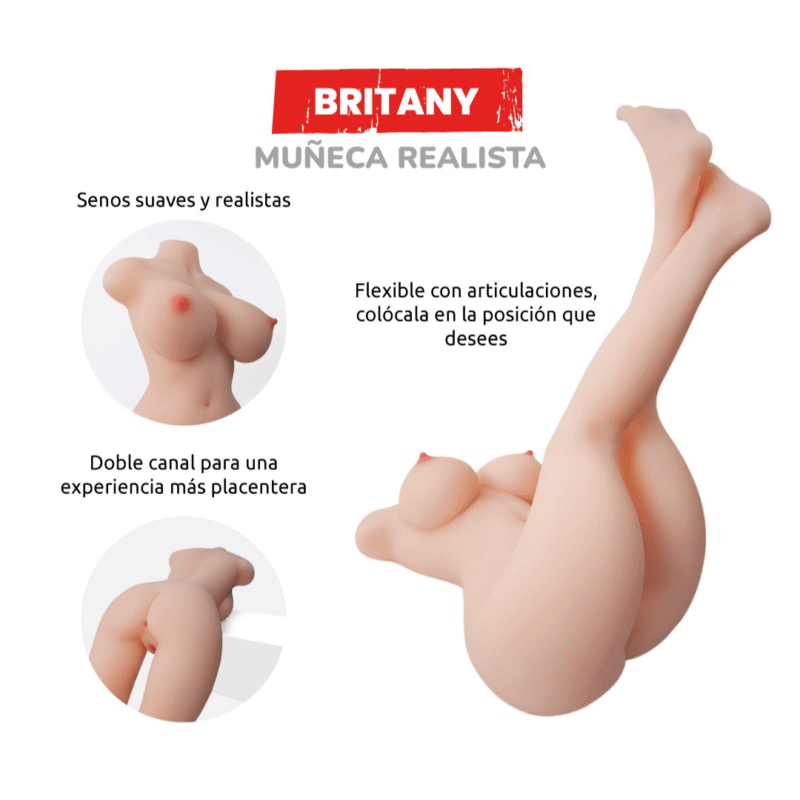 Muñeca Realista Britany 70cm