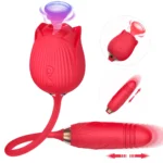 Succionador y Vibrador Rosa