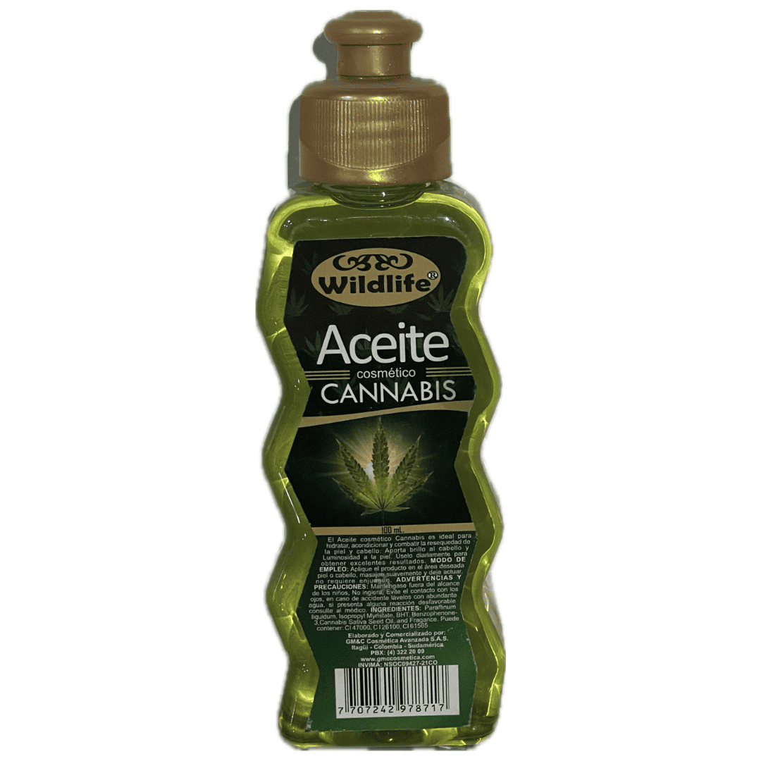 Aceite Para Masajes Wildlife Cannabis 100ml