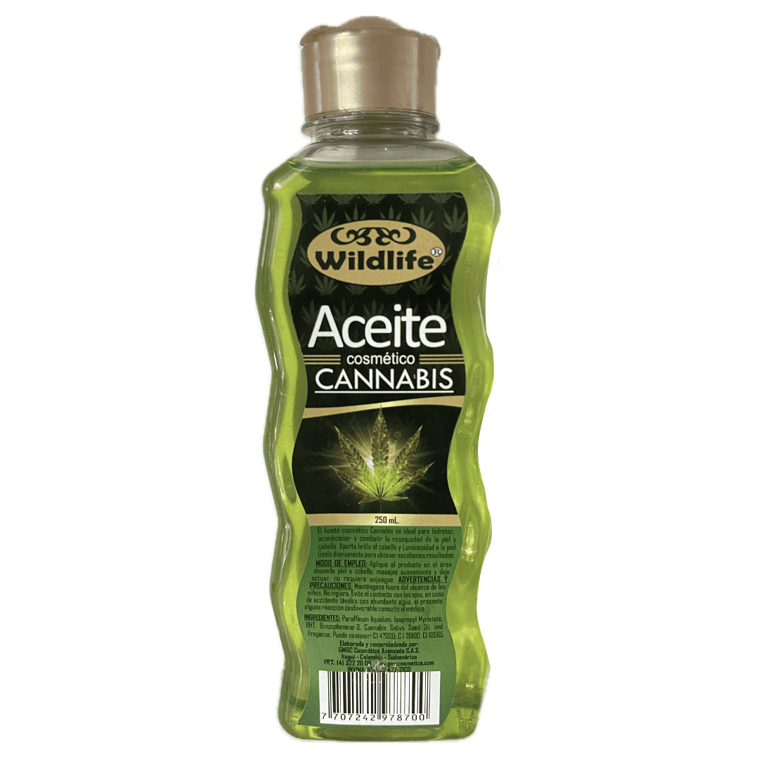 Aceite Para Masajes Wildlife Cannabis 250ml