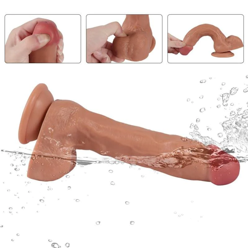 Consolador Eyaculación de agua Xise 24cm