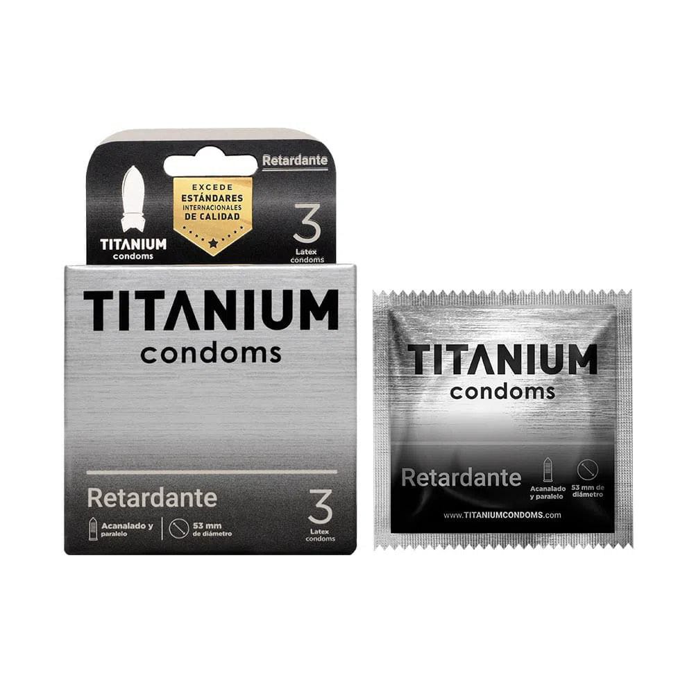 Preservativos Titanium Retardante