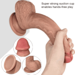 Realistic Dildo Articulado 8″