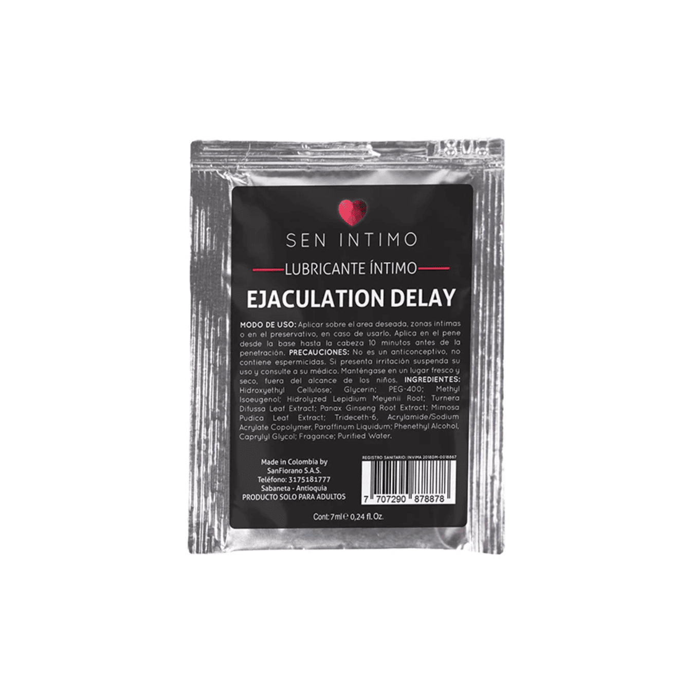 Retardante Ejaculation Delay Sachet 7ml