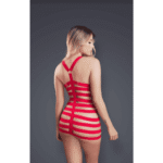 Vestido Tiras Perla Rojo