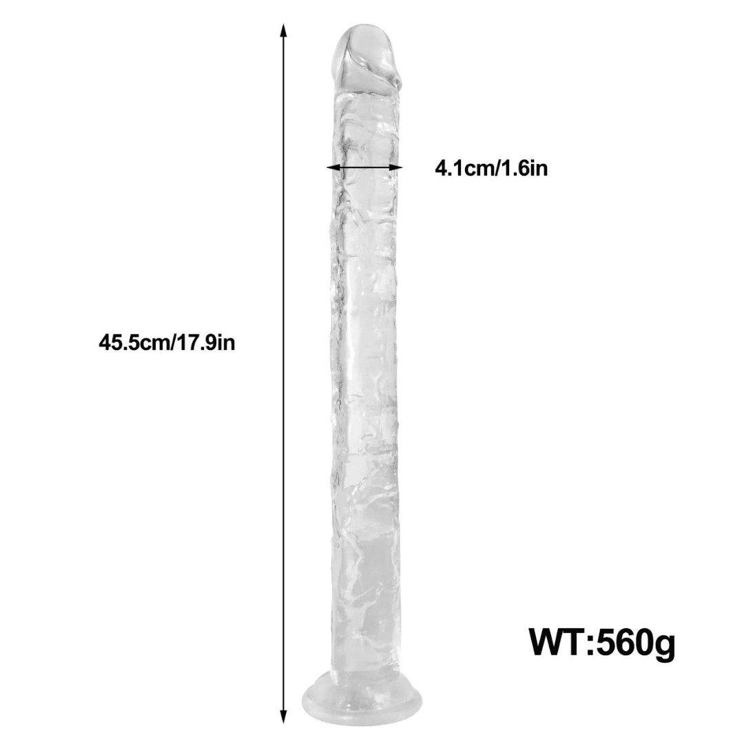 Dildo Transparente Jacob 45.5cm