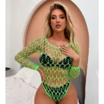 Body de Malla Candy Lights Neón Green-SL1142
