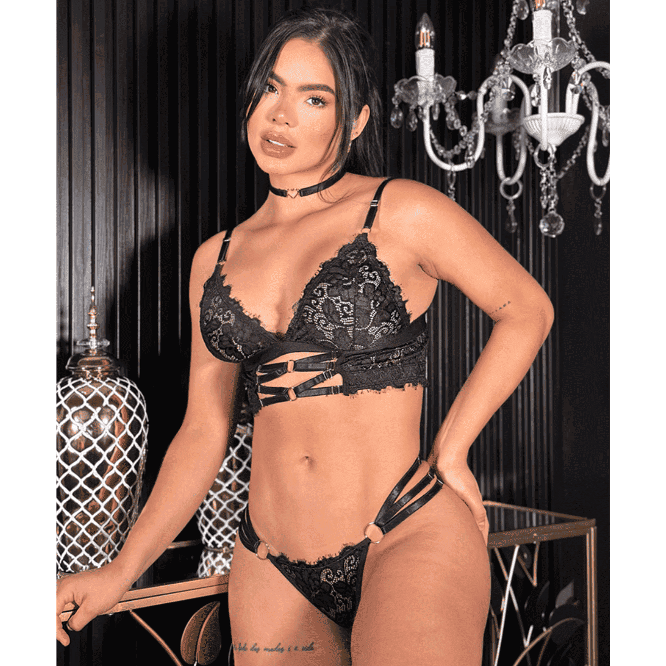 Conjunto Sofia Negro TP101