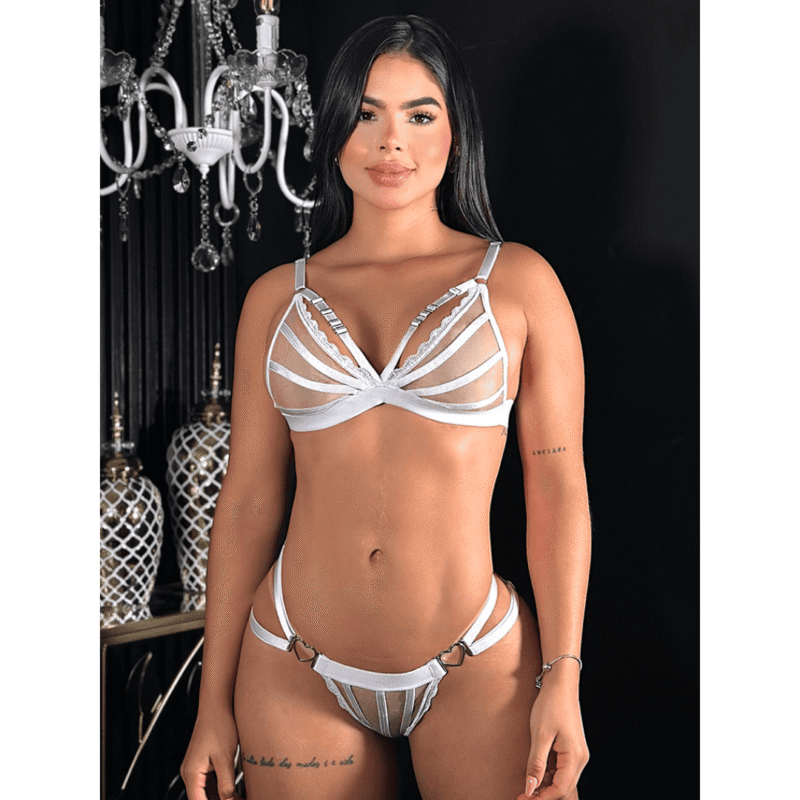 Conjunto Sexy Blanco FE-104