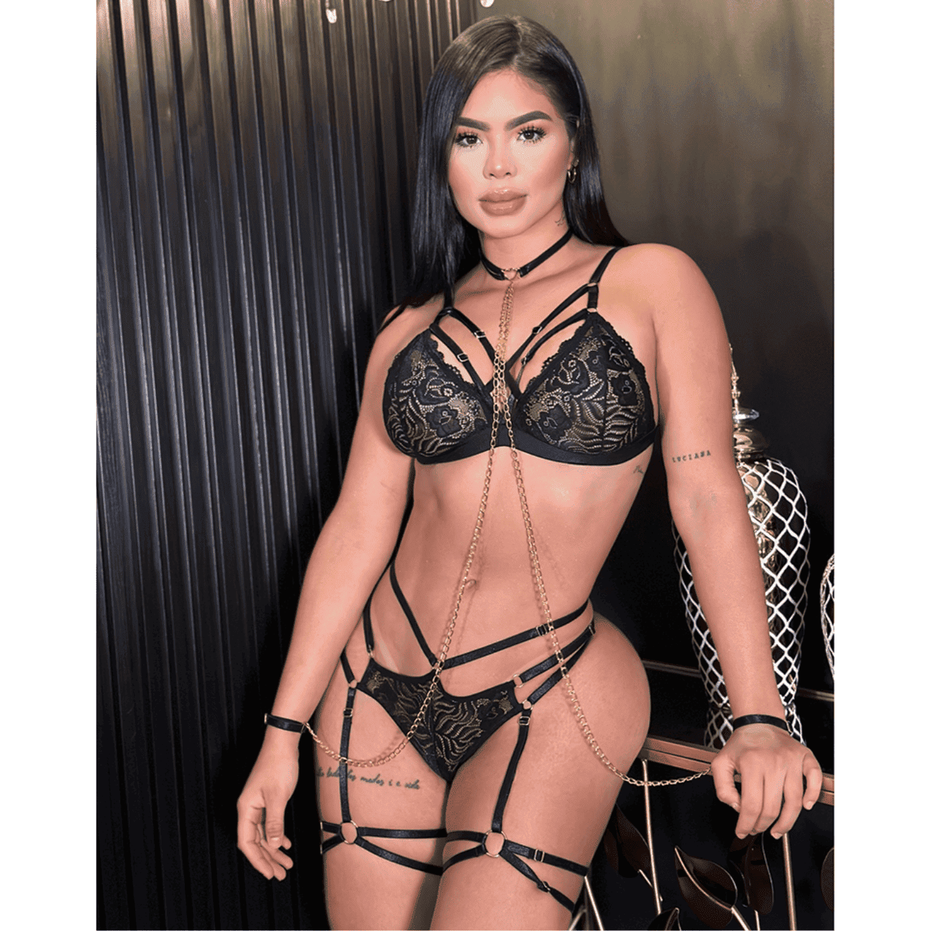 Conjunto Negro Ref0729