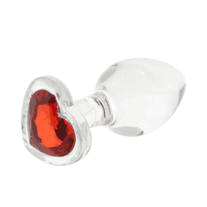 Plug Anal Cristal Corazón Talla S