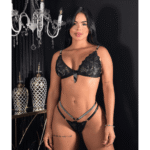 Conjunto Cachetero y Panti Negro TP-136