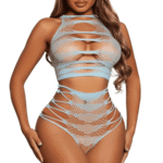 Conjunto En Malla Azul Ref 60354