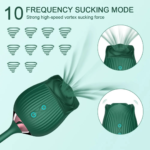 Succionador y vibrador Rosa