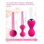Kit Bolas Kegel Balls Con Vibración - Imagen 3