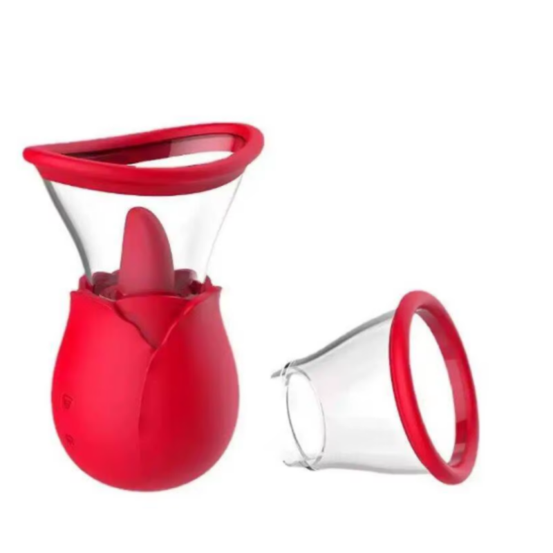 Succionador y Estimulador lengua Rosa