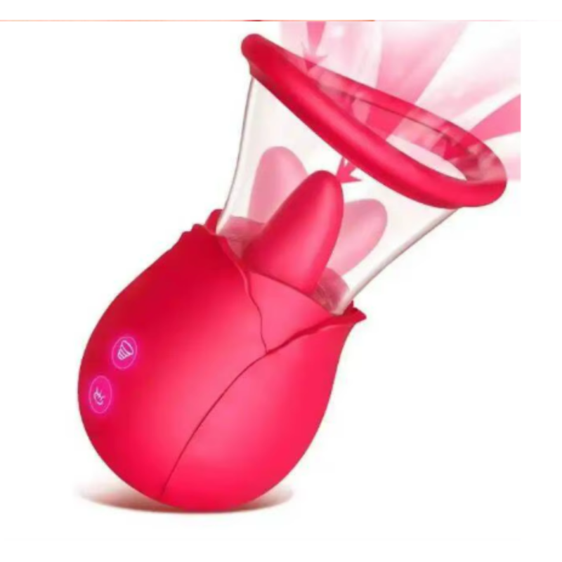 Succionador y Estimulador lengua Rosa