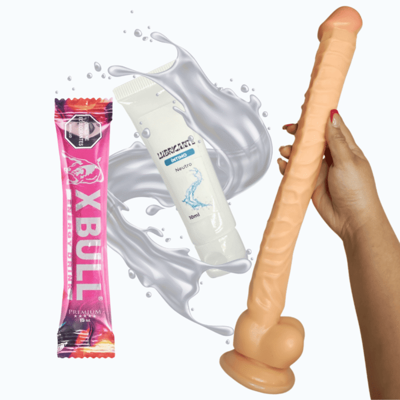 Kit Dildo Largo Piel 41cm