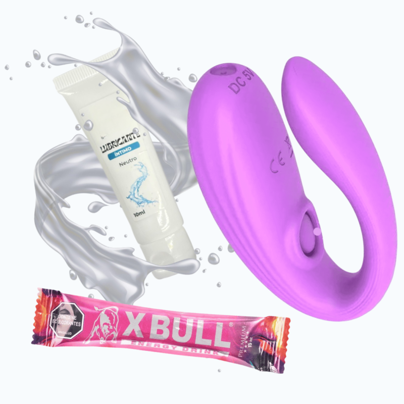 Kit Vibrador TipoU Golpeteo en Clítoris