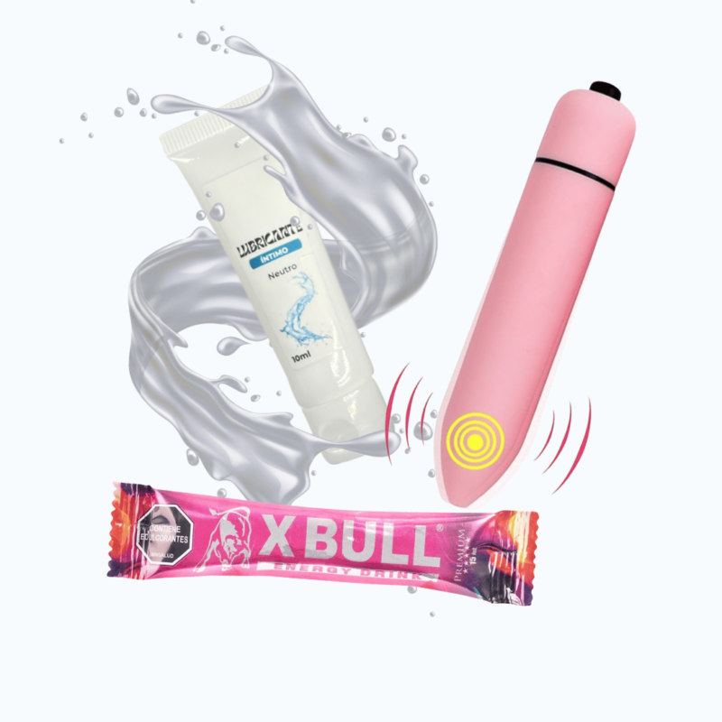 Kit Bala Vibradora Bullet