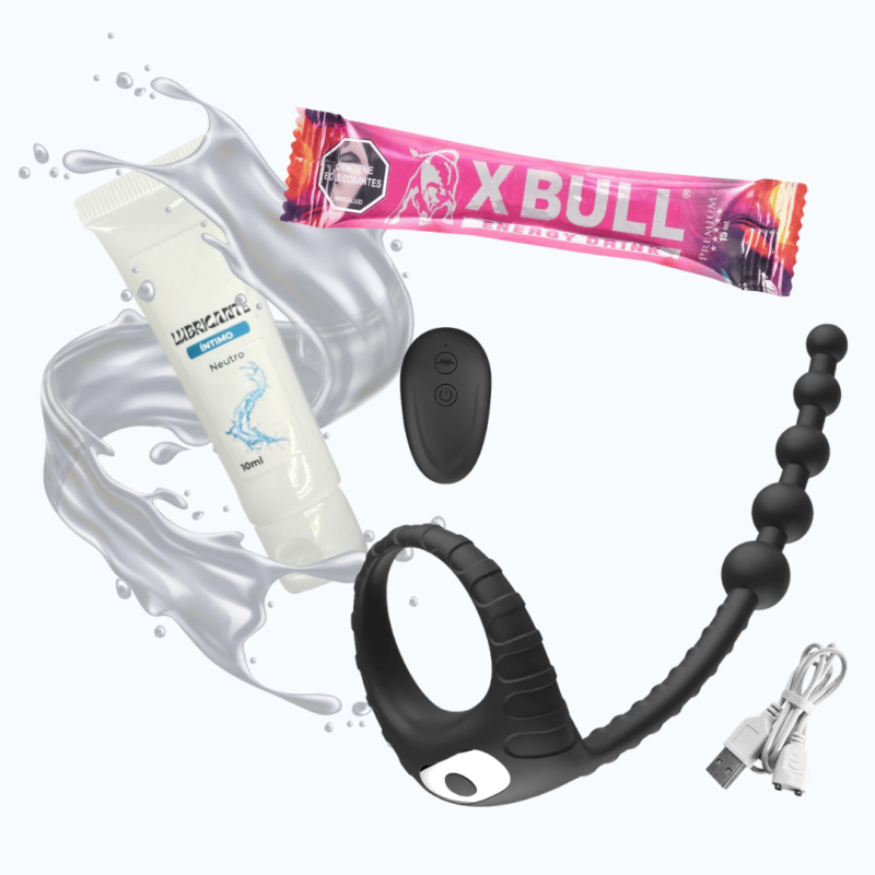 Kit Anillo Con Estimulación Próstata Control
