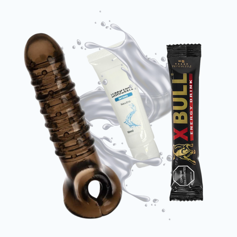 Kit Funda Para el Pene Con Agarre de Testículos