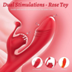 Vibrador Consolador Conejito Rosa Doble