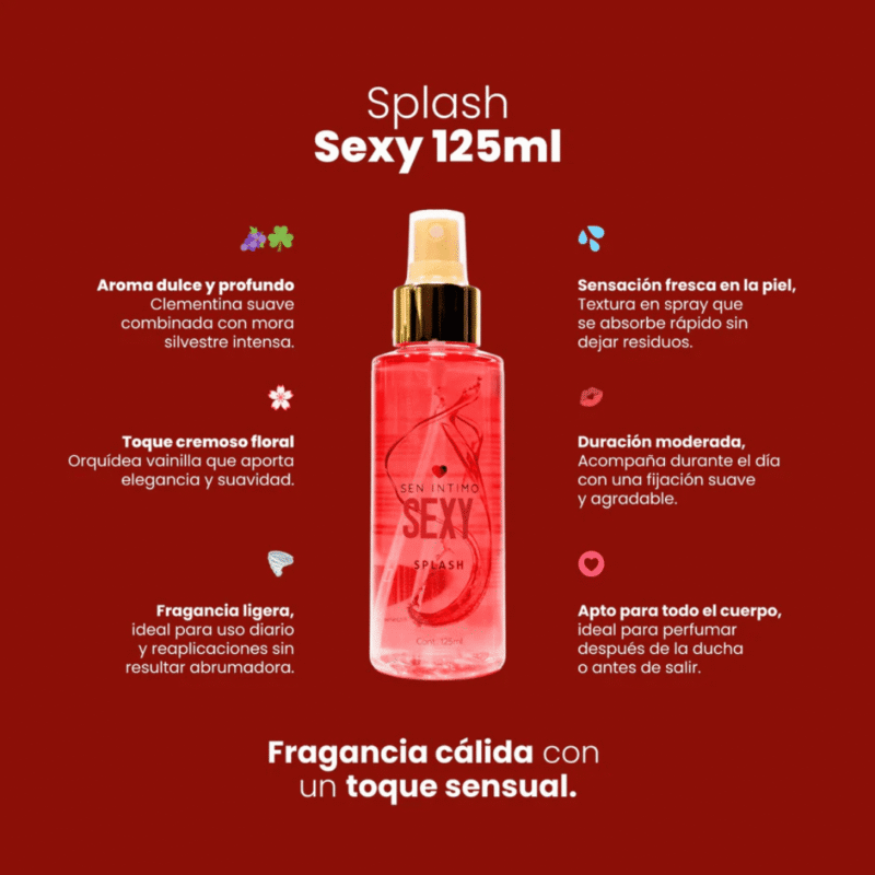 Splash Con Pheromonas Sexy x125 ml